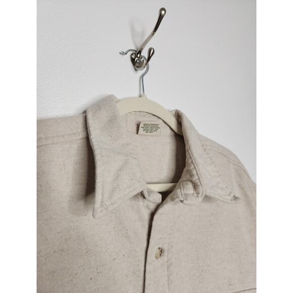 Vintage y2k Five Brothers Heavy Thick Chamois Flannel Button XL Shirt - Picture 3 of 6